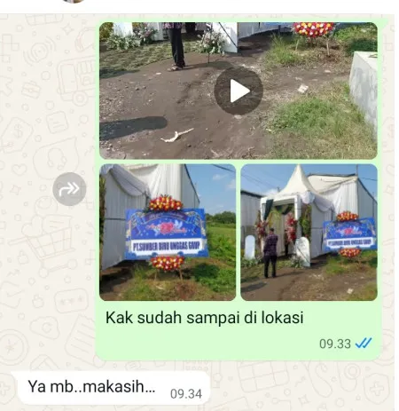 Pengiriman Karangan Bunga Berahan Wetan Wedung