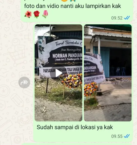 Pengiriman Karangan Bunga Berahan Wetan Wedung